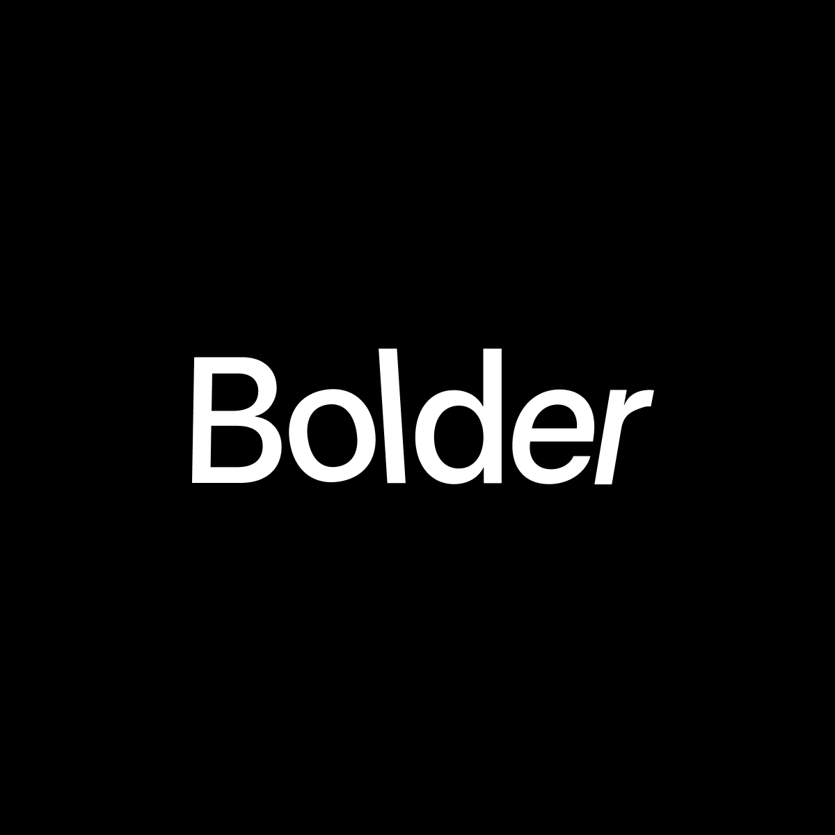 Bolder Agency